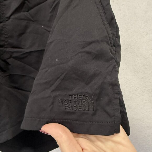 The North Face Shorts Womens Small Black Stretch Drawstring Zip Pocket NF0AAQF - Picture 6 of 13